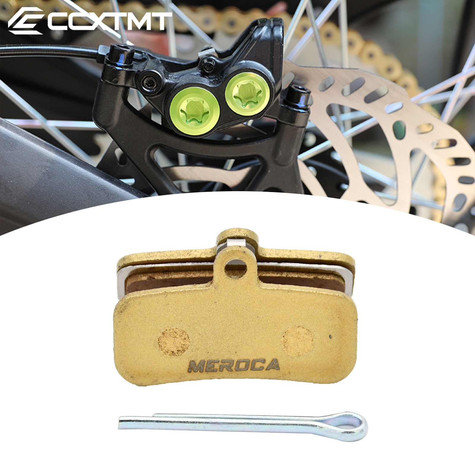 Brake Pads Bike - Plaquettes de frein silencieuses avant et