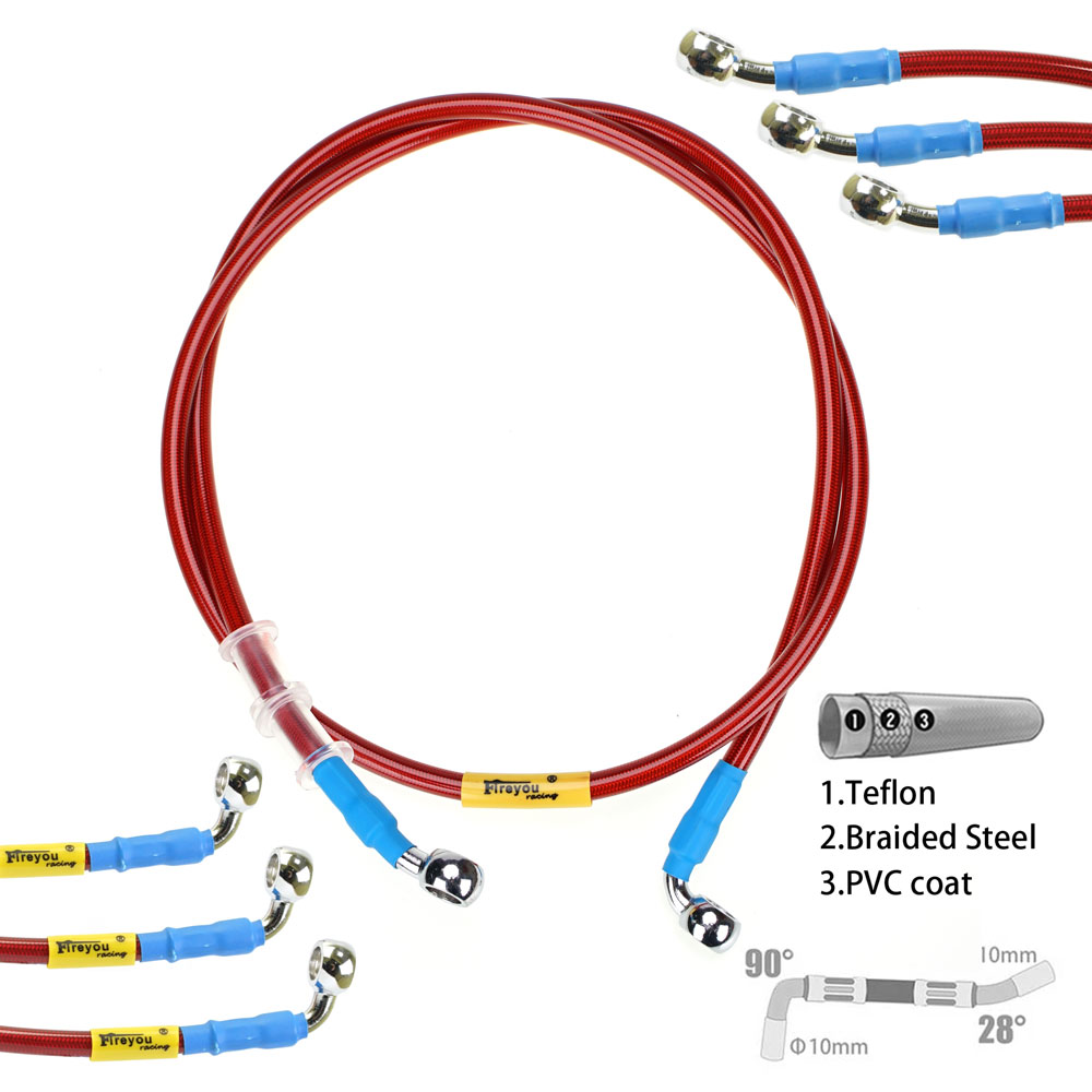 Brake Line Motorcycle - Câble hydraulique de ligne de DOT