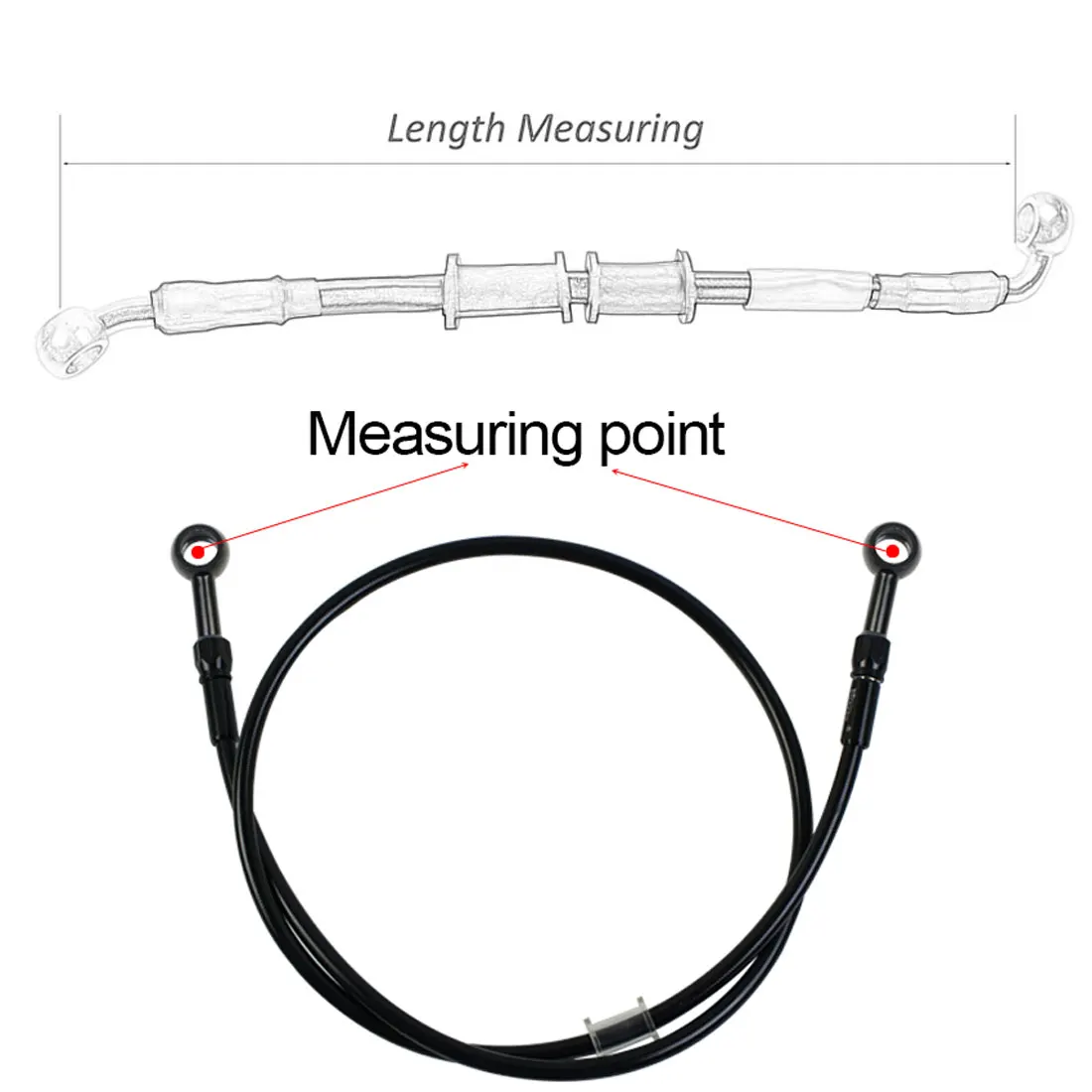 AN3 tuyau de frein tressé moto - Brake Line Motorcycle avis et prix